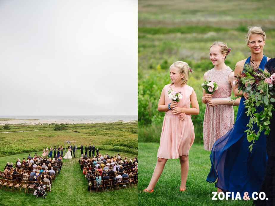 outdoor nantucket wedding photography Zofia and Company