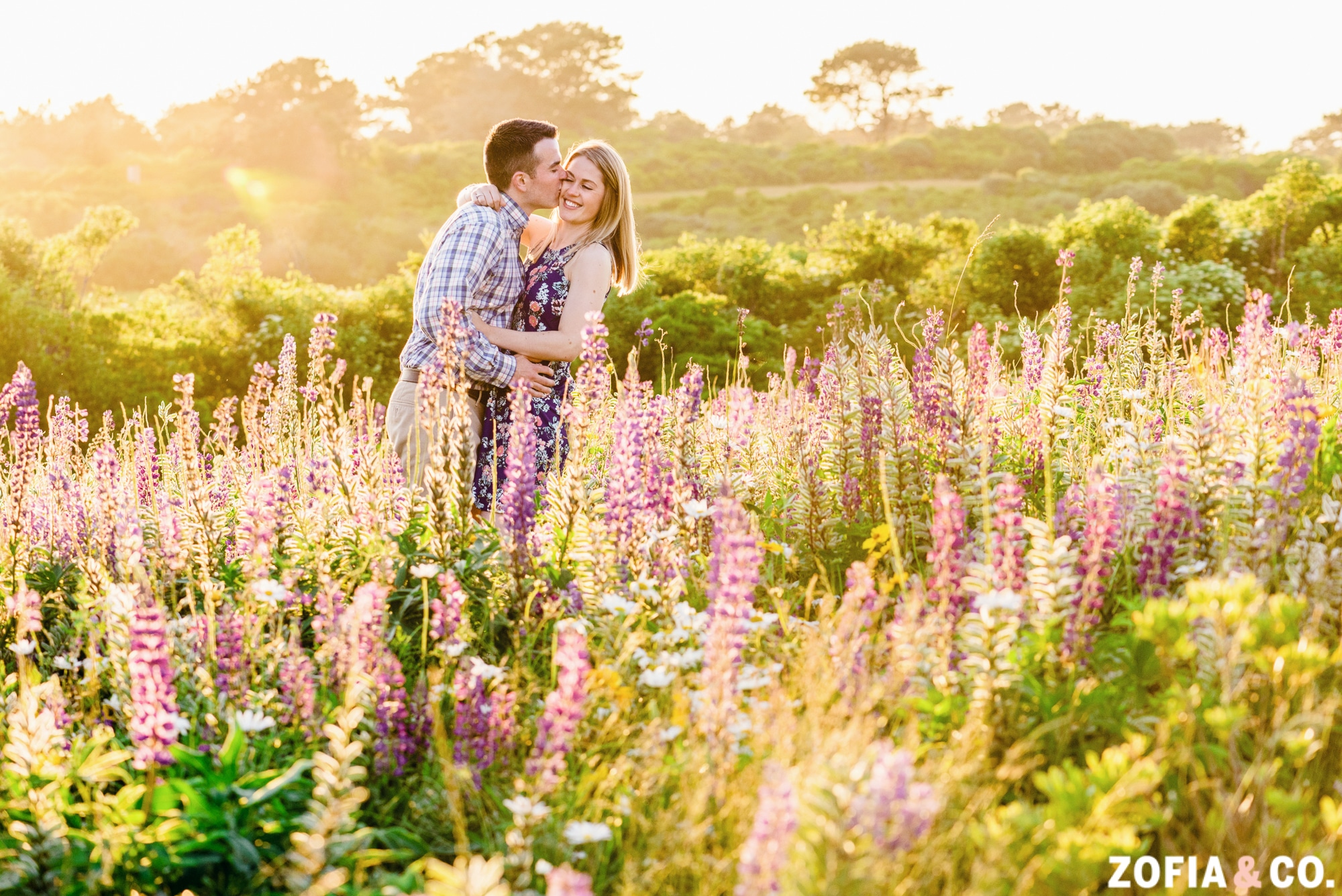 Nantucket engagement session by Zofia & Co.