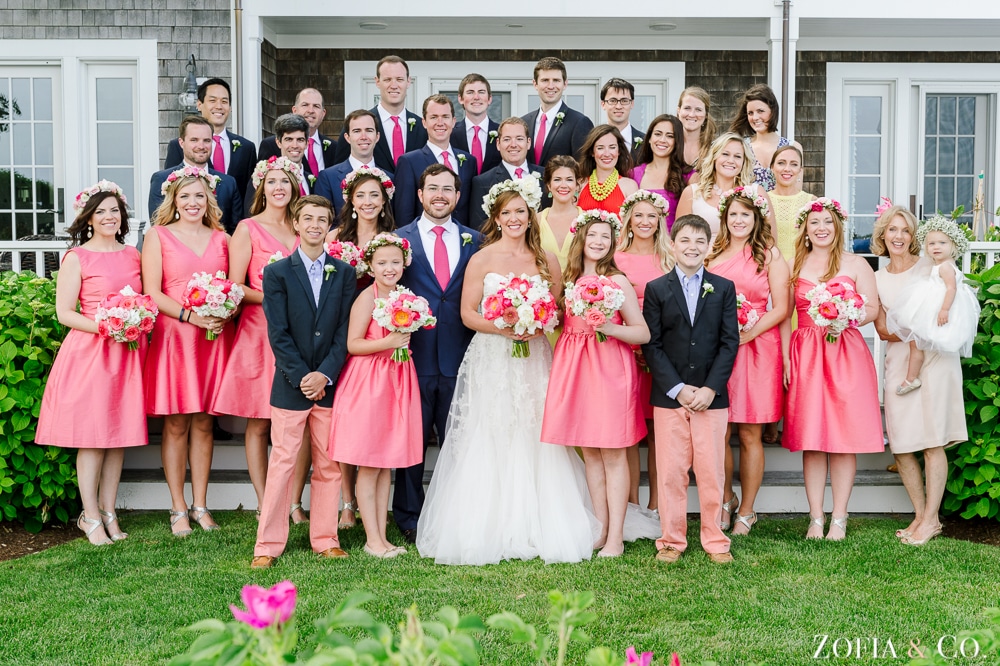 Nantucket wedding photography at the White Elephant by Zofia and Co.