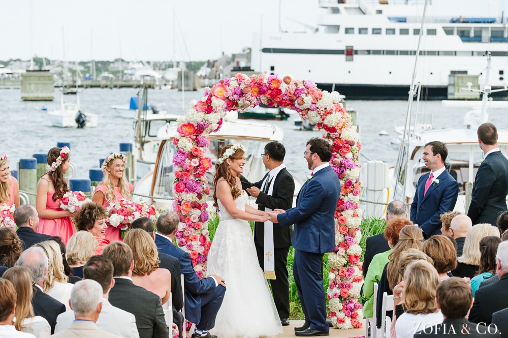 Nantucket wedding photography at the White Elephant by Zofia and Co.