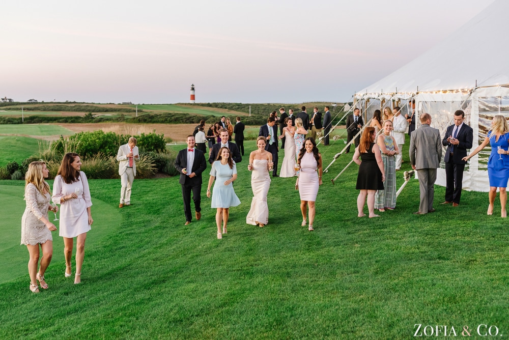 Nantucket wedding photography at Sankaty Golf Club by Zofia and Co.