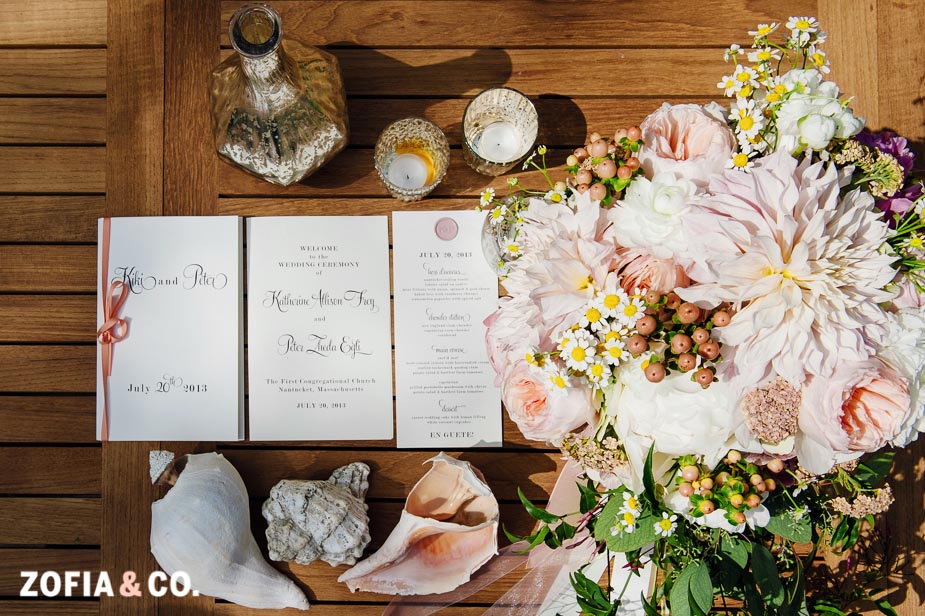 Nantucket wedding at the First Congregational Church by Zofia & Co.