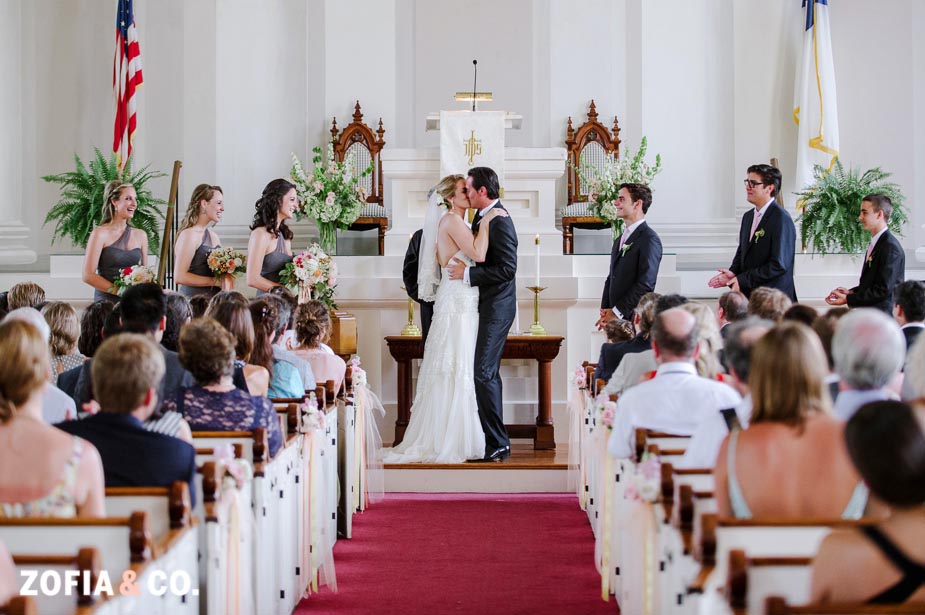 Nantucket wedding at the First Congregational Church by Zofia and Co.