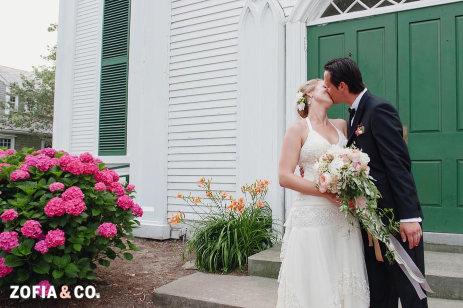 Bohemian Nantucket wedding at the First Congregational Church by Zofia and Co.