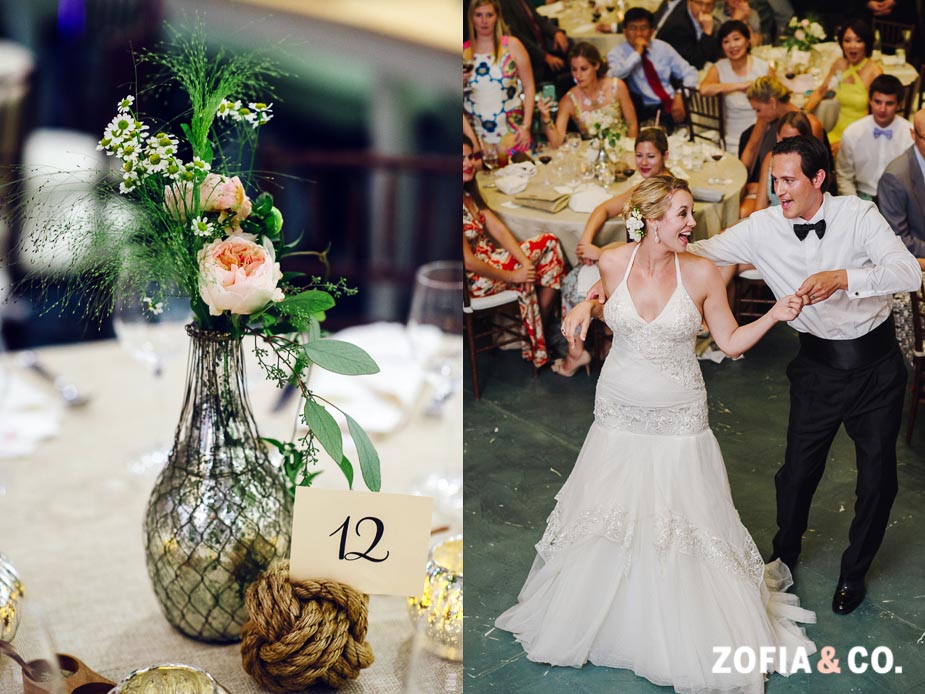 Bohemian Nantucket wedding at the Whaling Museum by Zofia and Co.